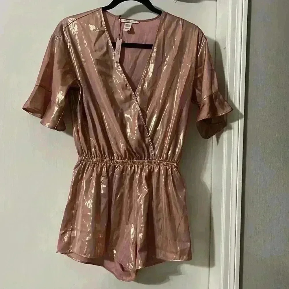Victoria's Secret Women's Pink Playsuit-romper - Picture 2 of 5